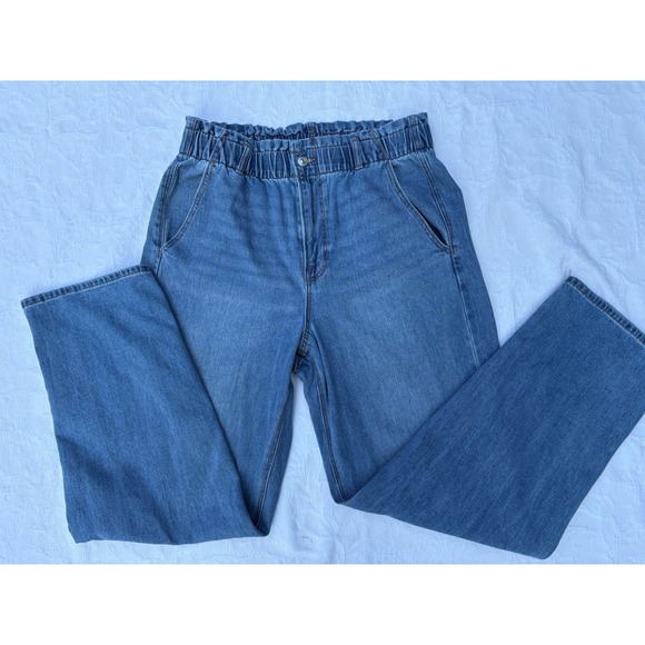 American Eagle Outfitters Denim - Women's American Eagle Baggy Jean size 14 Blue NO. 3685